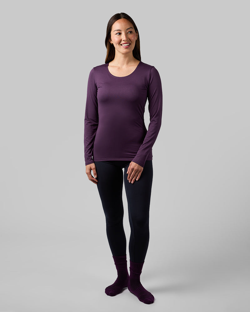 WOMEN'S LIGHTWEIGHT BASELAYER SCOOP TOP