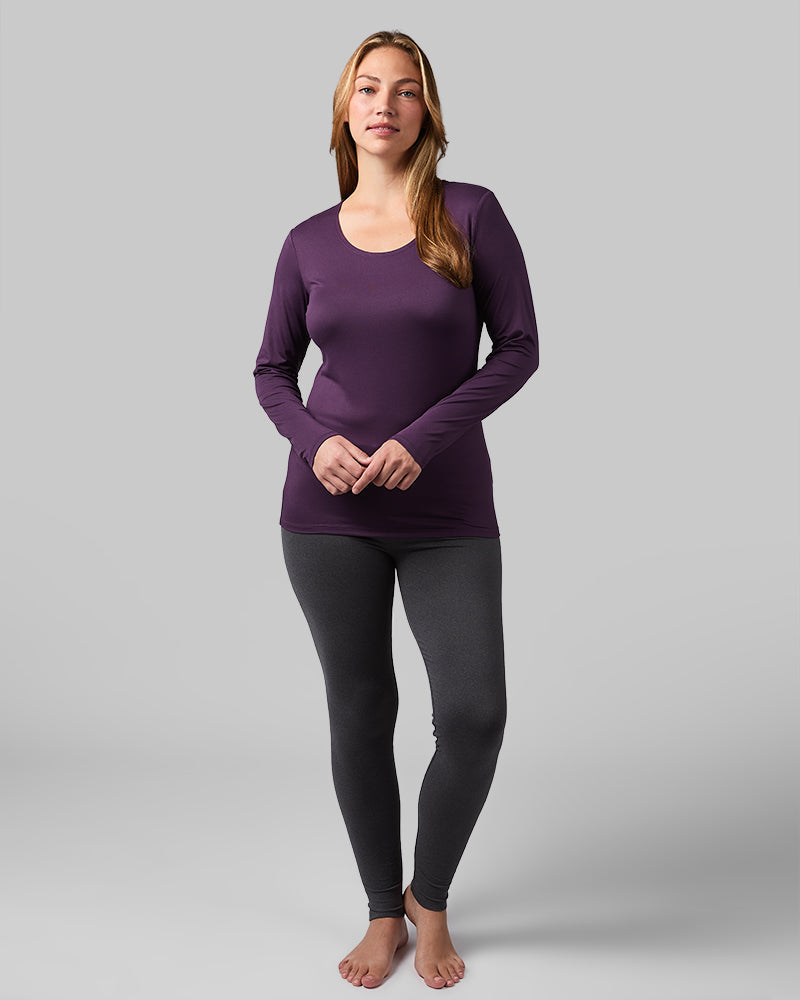WOMEN'S LIGHTWEIGHT BASELAYER SCOOP TOP
