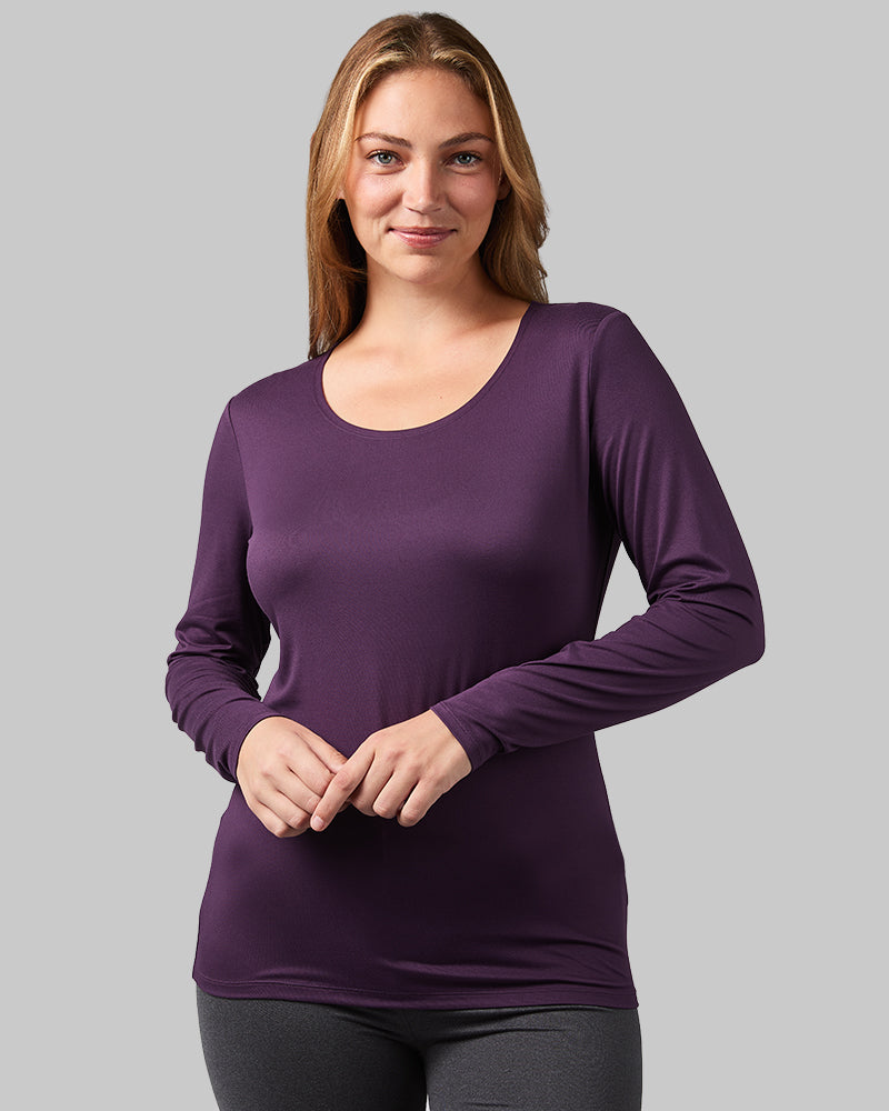 WOMEN'S LIGHTWEIGHT BASELAYER SCOOP TOP