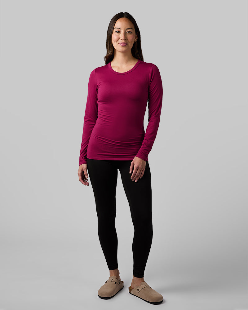 WOMEN'S LIGHTWEIGHT BASELAYER CREW TOP