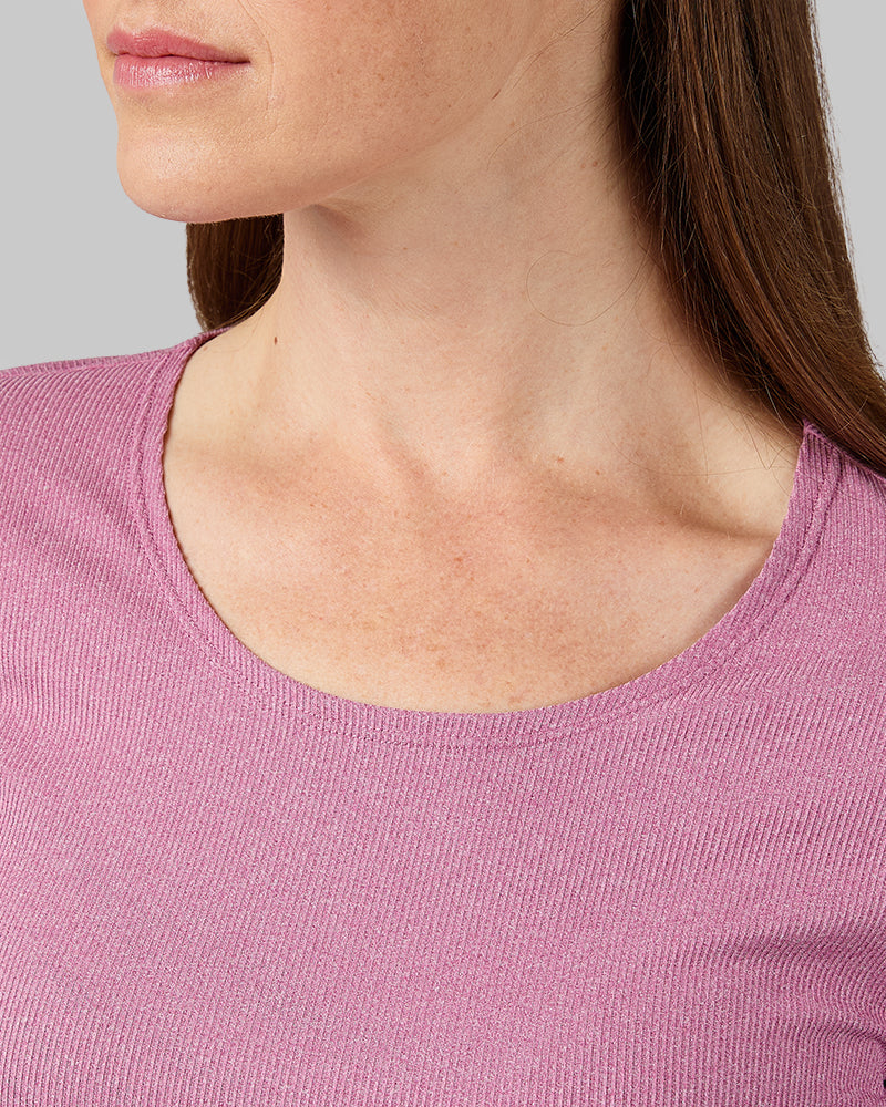 WOMEN'S SOFT RIB SCOOP TOP