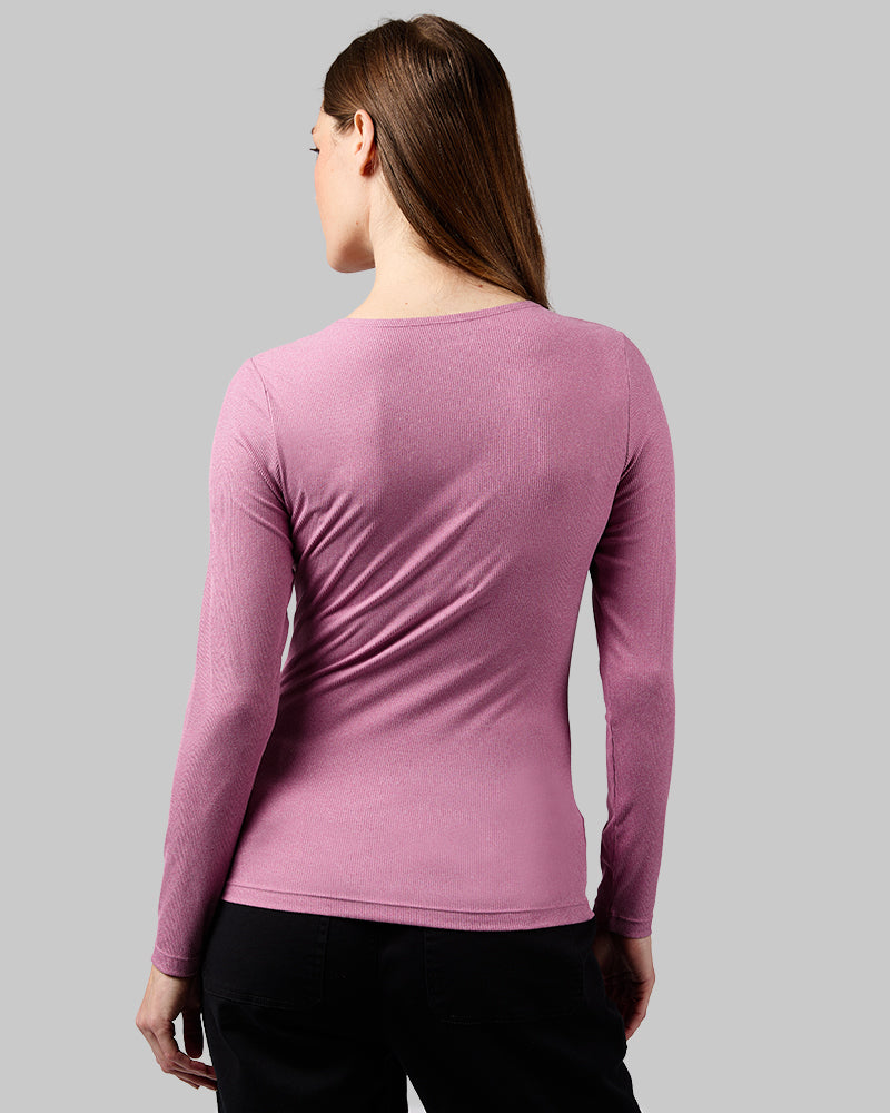 WOMEN'S SOFT RIB SCOOP TOP