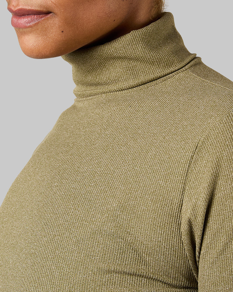 WOMEN'S SOFT RIB TURTLENECK