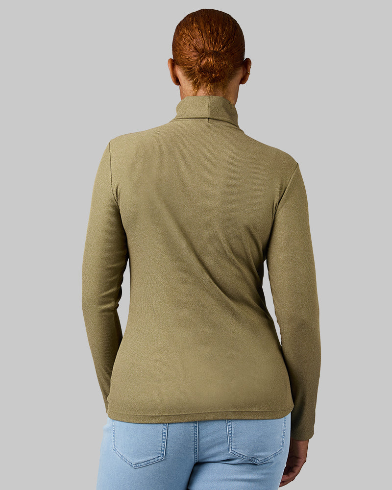 WOMEN'S SOFT RIB TURTLENECK