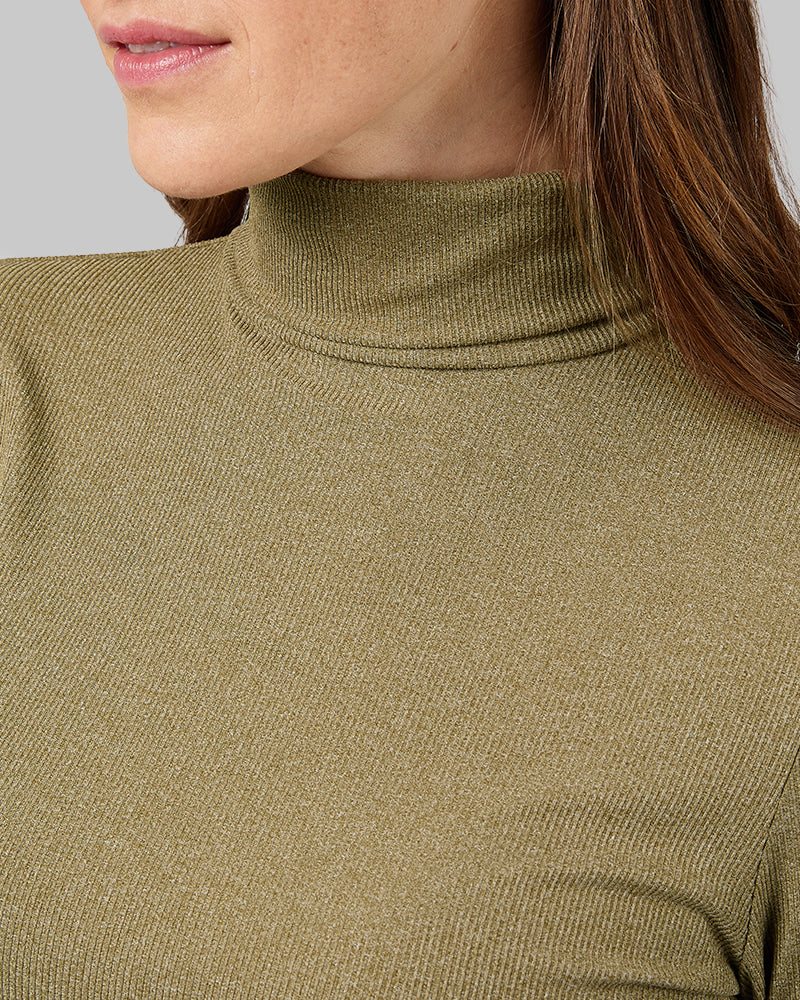 WOMEN'S SOFT RIB TURTLENECK