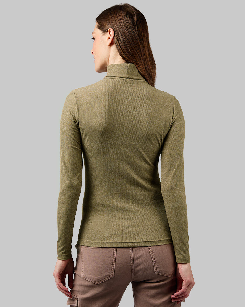 WOMEN'S SOFT RIB TURTLENECK