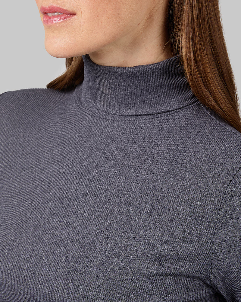 WOMEN'S SOFT RIB TURTLENECK