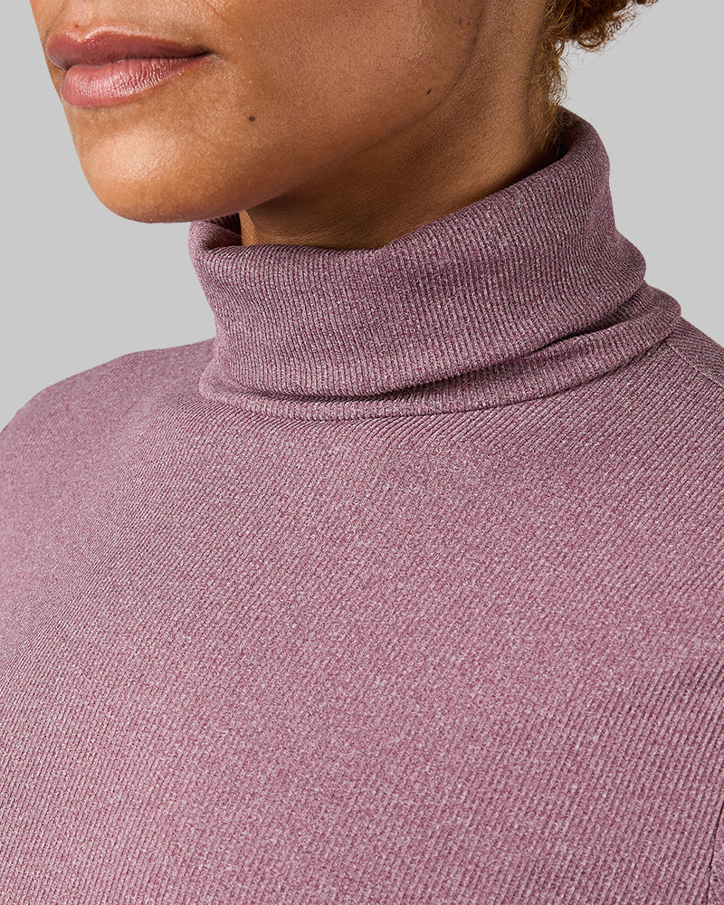WOMEN'S SOFT RIB TURTLENECK