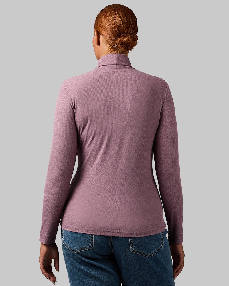 WOMEN'S SOFT RIB TURTLENECK