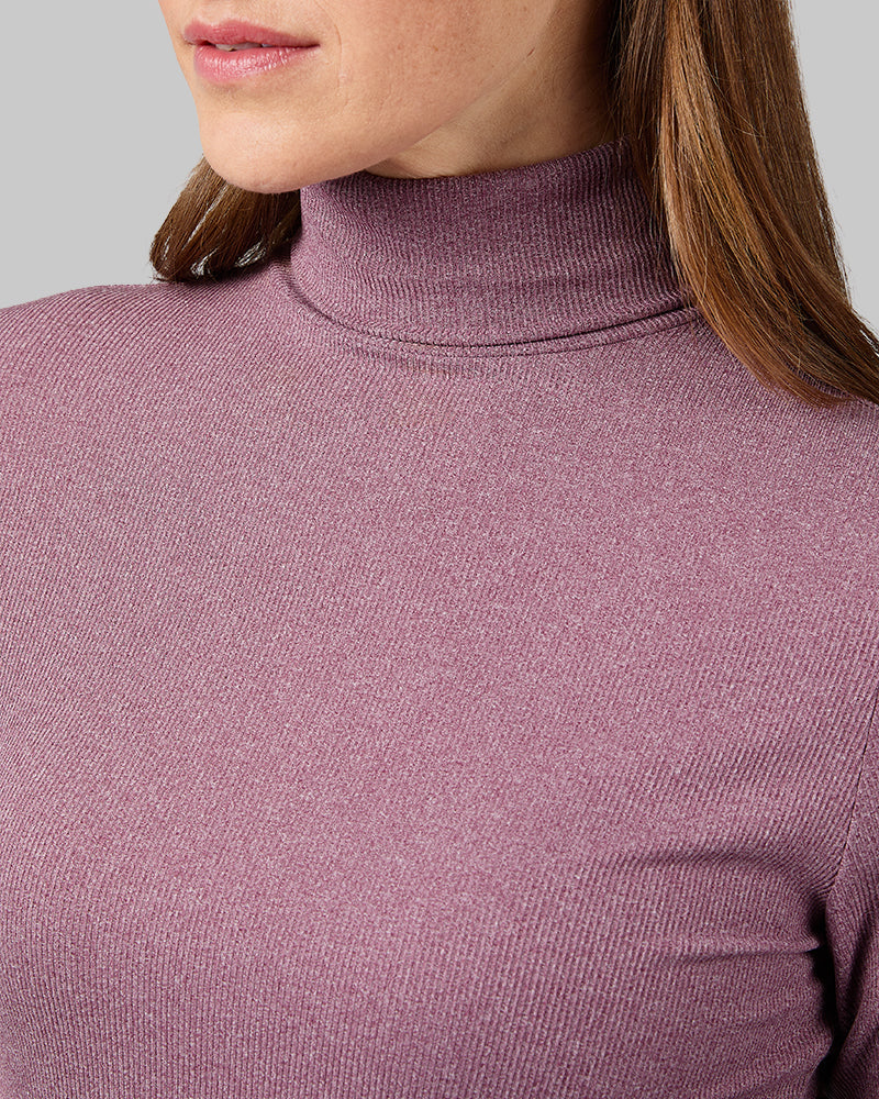 WOMEN'S SOFT RIB TURTLENECK